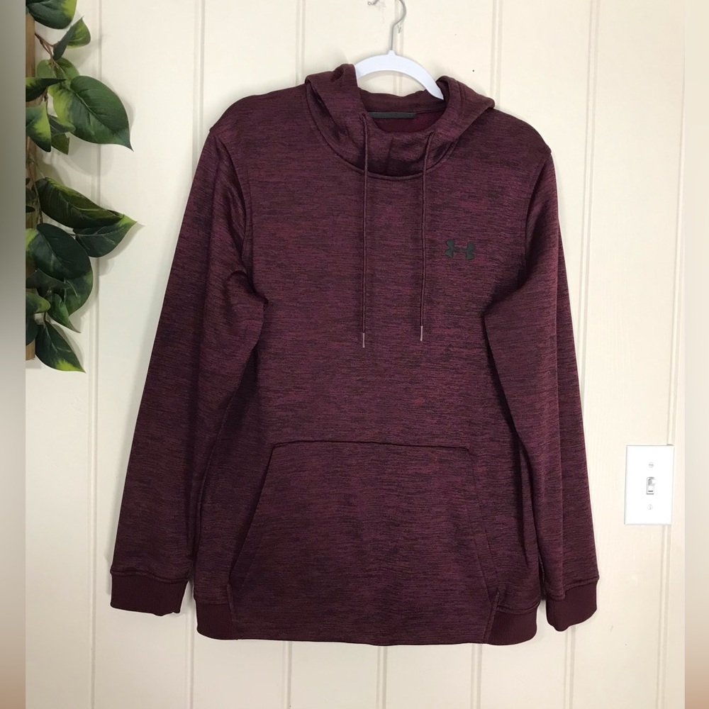 Under Armour Fleece Athletic Drawstring Hoodie Sweatshirt
Large 42 - 44
Burgundy - Picture 3 of 12